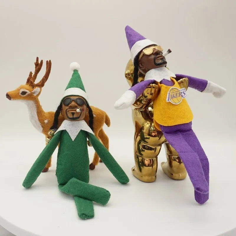 Snoop on the Stoop 12” Snoop Dogg Christmas Red Plush Figurine Toy Xmas  Gift
